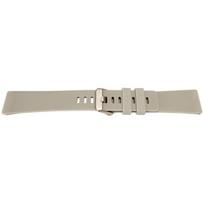 Bracelet pour montre - MY-MONTRE - Fitbit Versa/Versa 2 - Silicone - Boucle acier sablé - 210 mm pilka