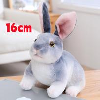 Simuliacinė triušio pliušinė lėlė Realistiškas mielas pliušinis gyvūnas Triušio pliušinis žaislas Modelis Kalėdinė dovana Kawaii Namų dekoracija