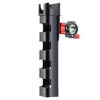 Universal Round Tube Rods Rack Quick Release 360 Degree Adjustable Rod Tube Mount Wear Resist for Most Road Mountain Bicycles