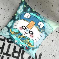 Kawaii C-Chiikawas Sleeping Pillowcase Decorative Pillowcases New Christmas Decoration Ornamental Pillow Home Decorations Peach skin 18*18(CM)-1Pcs