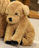 Super Simulation Mum&Kids Labrador Dog PLush Toy Stuffed Lifelike Golden Retriever animals Doll toys for Cub Dog toys