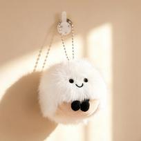 Lychee Plush Toy: Cute Stinky Tofu Pendant Doll Keychain