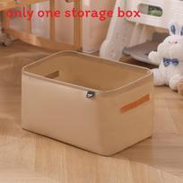 Large Capacity Foldable Sock And Underwear Storage Bin With Compartments For Home 35x25x22cm chaki