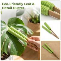 Microfiber Duster Cloth with Removable Clip for Leaf Removal S žalia