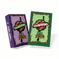JoyKey Lavonderland Poker Playing Cards Cartoon Design 2 Boxes Gift Present Purple and Green 2.4 x 3.8 Inch
