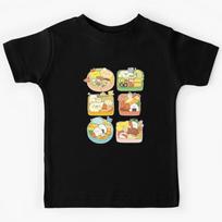 Sumikko Gurashi Sushi Bowl Kids T-Shirt 120