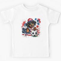 Dachshund World Cup USA Suppawter Kids T-Shirt 130
