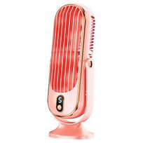 720 Flippable Bladeless Tower Fan, Oscillating Silent Fan with 5 Modes, Energy Efficient for Bedroom Office Pink