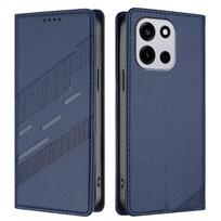 for OnePlus Nord 6 Premium PU Leather Cover TPU Bumper with Card Holder Kickstand Hidden Magnetic Adsorption Shockproof Flip Wallet Case juoda