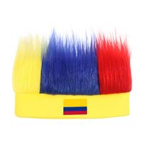Fan Wigs, Flag Color Headbands, Football Cheering Props, Headwear One Size