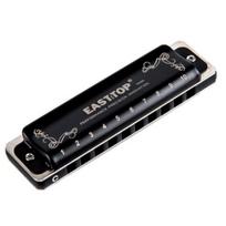 EASTTOP T008K 2.0 C-Key New Model Black Harmonica