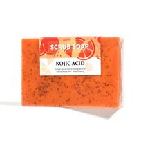 Rose Turmeric Exfoliating Handmade Soap - Deep Cleansing Essential Oil Facial & Body Wash
