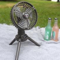 10400mAh USB Rechargeable Camping Fan with LED Lantern, Battery Operated, Folding Tripod, Cordless Portable Tent Fan juoda