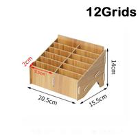 12/24/36/48Grid Phone Holder Stand Detachable Desktop Organizer  for Office Student Use 12Grid