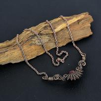 Tourmaline Gemstone Handmade Copper Jewelry Necklace For Memorial Day 18 Inches With Adjustable raudona