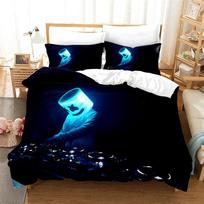 Popular DJ Marshmello 3d Bedding Set Duvet Cover Set Pillowcase Bedclothes Twin Full Queen King Size Bed Linen Set Home Textiles EUR-Single 135x200cm