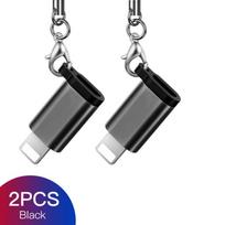 Micro USB female to 8Pin male adapter connector for iPhone 12mini 11 Pro max X XS XR 5 6 7 8 iPad juoda