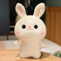 Minkštas triušis Lalafanfan Triušio kavinės mergaitė pliušinis žaislas Mielas 30cm Kawaii Lalafanfan lėlė su akiniais su drabužiais Žaislai Dovana 30cm