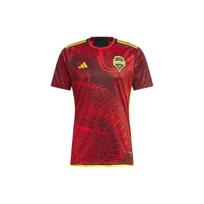 Adidas Seattle Sounders FC 23-24 Season Away Jersey Full Print Crew Neck Short Sleeve T-Shirt Men T-Shirts Red HI1844 L