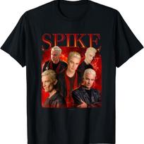 Buffy The Vampire Slayer Iconic Spike 90's Collage Poster T-Shirt S juoda
