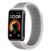 Nailoninis laikrodžio dirželis, skirtas Huawei band 10/9/8, riešo dirželis, išmaniojo laikrodžio priedai, atsarginis dirželis, sportinė apyrankė, skirta Huawei Band10 Huawei band 10 balta