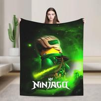 Warm Soft BlanketChild Airplane Travel N-Ninjagos Lloyd Throw Blanket  Flannel Bedspread For Couch Bed Novelty Sofa Bed Cover 30x40in