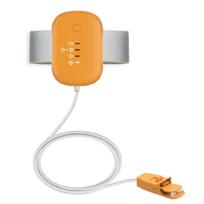 Portable Bedwetting Prevention Device Bedwetting Alarm for Kids with Immediate Alert Function and Confidence Boosting oranžinė