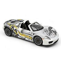 1/24 Porsche 918 Spyder Supercar Alloy Car Model Sound and Light Pull Back Children's Toy Collectibles Birthday Gift balta