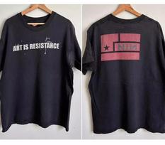 Nine Inch Nails Band Art Is Resistance T Shirt Full Size S-5XL Unisex T-Shirt XXL