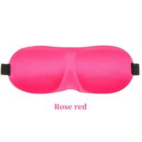 Multiple Colors Eye Mask for Sleeping 3D Contoured Cup Blindfold Concave Molded Night Shading  Light For Women Men Eyepatch rožinė raudona spalva