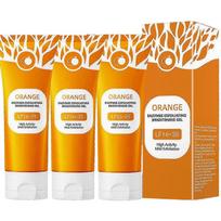 3X Orange Enzymes Exfoliating Brightening Gel Moisturizing Smoothing Tighten Pores Whitening Brightening Exfoliating Peeling Gel 100g 25-26