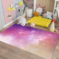 3D Galaxy Plotas Kilimas Neslystantis Grindų Kilimėlis Vaikams Berniukų Miegamajam Kosmoso Tema Žaidimų Kambariui Darželio Kilimas Virtuvės Valgomojo Pagalvėlės 40x60cm yellow