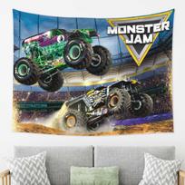 Classic Monster Jam Pattern Tapestry Decoration Art Aesthetic Tapestries for Living Room Bedroom Home Wall Cloth Wall Hanging 74x94cm(29x37in)