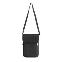Waterproof Storage Bag Travel Document Card Passport Bag Neck Wallet Money Document Card Passport Pouch juoda