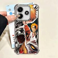 Bleach Kurosaki Ichigo Soft Phone Case For Xiaomi Poco X7 X8 Pro Max X6 X5 X3 F8 Ultra F7 M8 M7 M5S Redmi 15C 15A 15 14C 13C 12C Xiaomi Poco X6