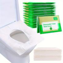 50 vienetų vienkartinių tualeto sėdynės užvalkalų, higieniški ir nešiojami. Idealiai tinka kelionėms, viešbučiams ir viešiesiems tualetams. 50 Pieces