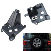 2x Juodas galinio žibinto laikiklis Tail Light Holder Skirta Jeep Wrangler JL 2018-2024