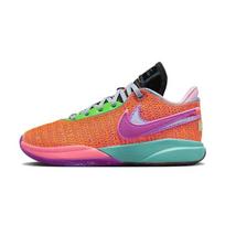 Nike LeBron 20 GS Chosen 1 Kids Sneakers Orange Total-Orange Vivid-Purple DQ8651-800 39