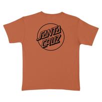 Santa Cruz Skateboards Marškinėliai Opus Dot Texas Orange/Black S