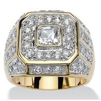 Men's Zirconium Ring - Luxurious and Elegant Style Ring 6 auksas