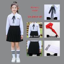 Primary School Performance Uniform for Choir, Poetry Recitation, Flag Ceremonies, and Sports Event Opening 110 cm white