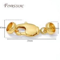 18K Gold Plated Lock For Bracelets,Clasp For Jewelry Connectors,Decorative Pearl Clasp,DIY Jewelry Making Supplies 1 piece