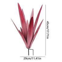Metal Agave Creative Artificial Tequila Landscape Sculpture Outdoor Decor Figurines Metal Flower Statue Tequila Rustic Sculpture