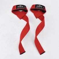 PD Fitness Booster Strap Power Lift Hard Pull Strap Fitness Grip Strap Non-slip Rowing Hand Guard Pull-up Horizontal bar Canvas raudona