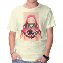 Unisex Crew Neck T-Shirt Nezuko Beauty Graphic Short Sleeve Casual Tee XXXL