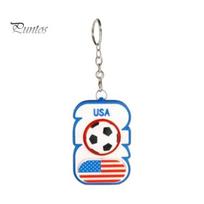 Football Keychain Pendant, Fidget Spinner with Whistle And Sound Button, American Flag 3D Print Lightweight Stress Relief Toy for Fans Kids balta