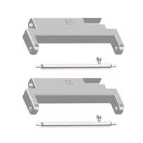 18mm 20mm laikrodžio apyrankės metalinis jungties adapteris Suderinamas su įvairiomis laikrodžio apyrankėmis Atsarginės dalys Įtraukti patvarūs nerūdijančio plieno kaiščiai One Size