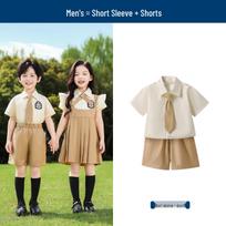 British Academy Style Summer Kindergarten Uniform Set for Children 140 cm