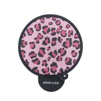 Lightweight Mini Handheld Fan Pocket Size Round Fan Creative Leopard Print Fan  Outdoor