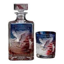 Collectors Gift 250 Years America Commemorative Whiskeys Decanter Patriotic Glass Liquor Bottle for Home Or Party 1